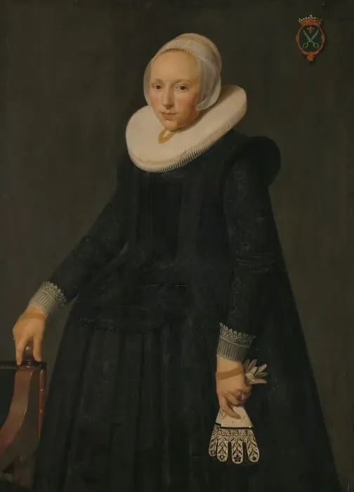 Framed Print : Portrait of Trijntje Tijsdr van Nooij (1606 / 07-1646), 1631. Creator: Anon Framed Print : Portrait of Trijntje Tijsdr van Nooij (1606 / 07-1646), 1631. Creator: Anon