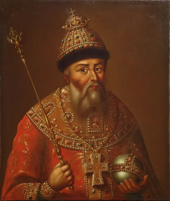 Framed Print : Portrait of the Tsar Ivan IV the Terrible (1530-1584), Second Half of the 18th cen. Creator: Anonymous Framed Print : Portrait of the Tsar Ivan IV the Terrible (1530-1584), Second Half of the 18th cen. Creator: Anonymous