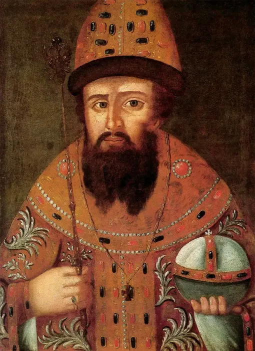 Framed Print : Portrait of the Tsar Michail I Fyodorovich of Russia, (1596-1645), early 17th century Framed Print : Portrait of the Tsar Michail I Fyodorovich of Russia, (1596-1645), early 17th century