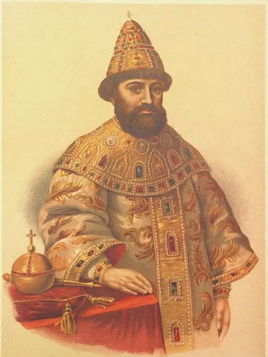 Framed Print : Portrait of the Tsar Michail I Fyodorovich of Russia (1596-1645), 1860s. Artist: Borel, Pyotr Fyodorovich (1829-1898) Framed Print : Portrait of the Tsar Michail I Fyodorovich of Russia (1596-1645), 1860s. Artist: Borel, Pyotr Fyodorovich (1829-1898)