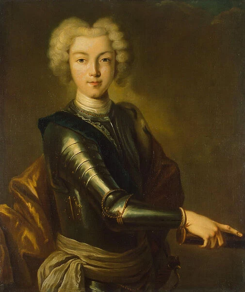 Portrait of the Tsar Peter II of Russia (1715-1730), 18th century. Artist: Anonymous