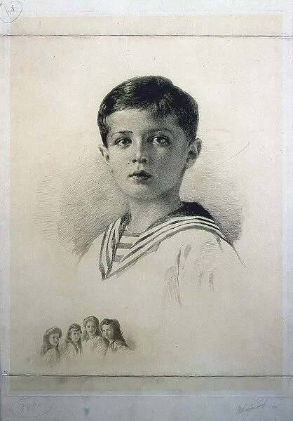 Portrait of Tsarevich Alexei Nikolaevich of Russia, 1915