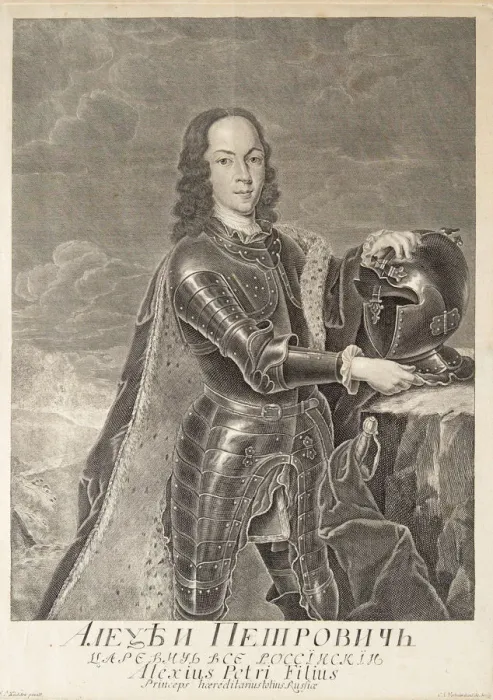 Framed Print : Portrait of Tsarevich Alexei Petrovich of Russia (1690-1718), c. 1740. Artist: Wortmann, Christian Albrecht (1680-1760) Framed Print : Portrait of Tsarevich Alexei Petrovich of Russia (1690-1718), c. 1740. Artist: Wortmann, Christian Albrecht (1680-1760)