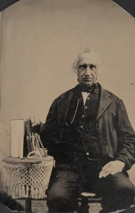 Framed Print : Portrait of Unidentified Man, Before 1900. Creator: Unknown