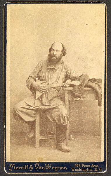 Portrait of Unidentified Man with Balalaika, Between 1886 and 1895