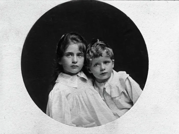 Framed Print : Portrait of two unknown children, c1900s. Creator: Robert Augustus Henry L'Estrange. Portrait of two unknown children, c1900s. Creator: Robert Augustus Henry L'Estrange Framed Print : Portrait of two unknown children, c1900s. Creator: Robert Augustus Henry L'Estrange. Portrait of two unknown children, c1900s. Creator: Robert Augustus Henry L'Estrange