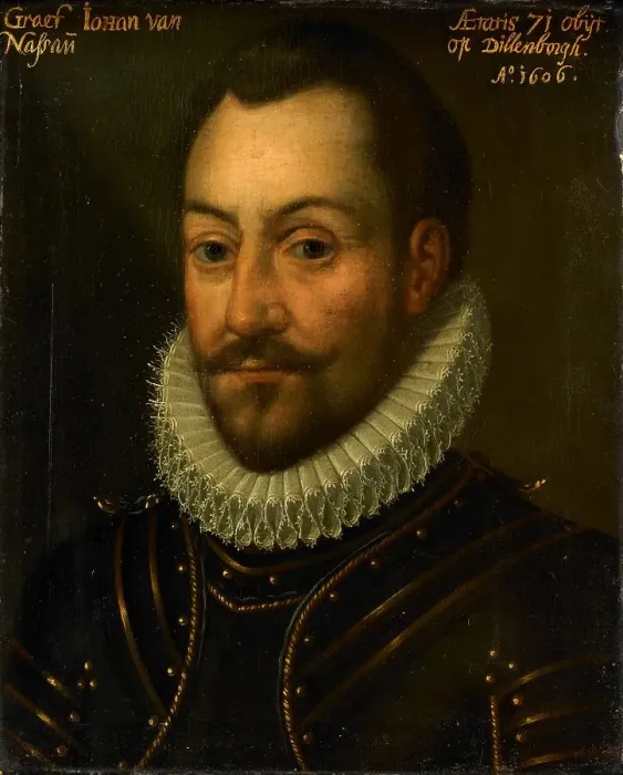 Framed Print : Portrait of an Unknown Count or Officer, possibly Jan the Elder (1535-1606), Count... c.1609-c.1633 Creator: Unknown Framed Print : Portrait of an Unknown Count or Officer, possibly Jan the Elder (1535-1606), Count... c.1609-c.1633 Creator: Unknown