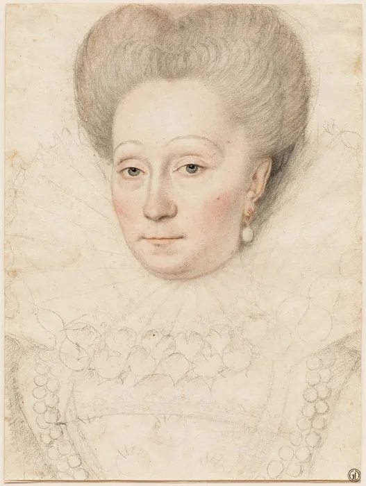 Framed Print : Portrait of an Unknown Noblewoman, c.between 1585 and 1600. Creator: Francois Quesnel Framed Print : Portrait of an Unknown Noblewoman, c.between 1585 and 1600. Creator: Francois Quesnel