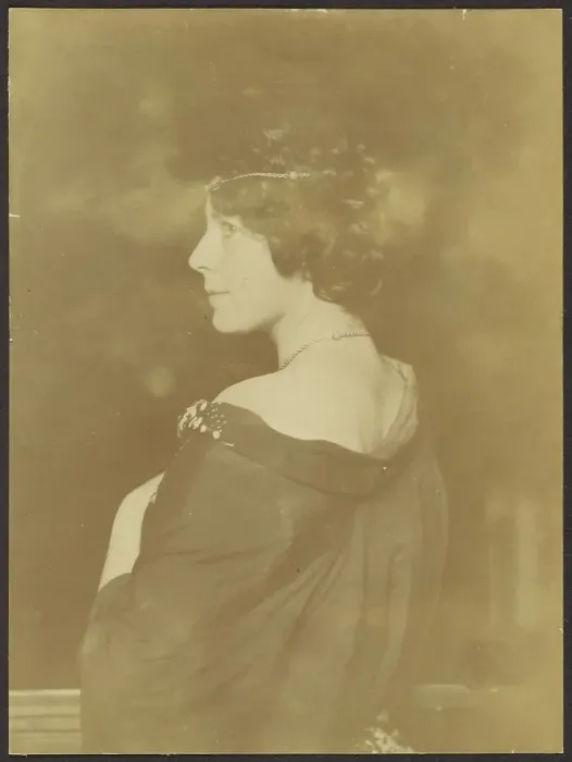 Framed Print : Portrait of an Unknown Woman, about 1900. Creator: Franz von Stuck Framed Print : Portrait of an Unknown Woman, about 1900. Creator: Franz von Stuck
