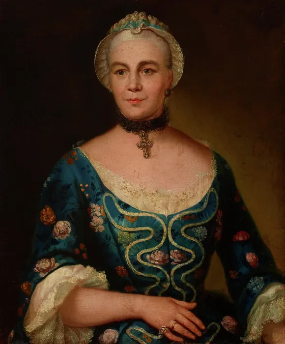 Framed Print : Portrait of an Unknown Woman, 2nd half of 18th century. Creator: Unknown Framed Print : Portrait of an Unknown Woman, 2nd half of 18th century. Creator: Unknown