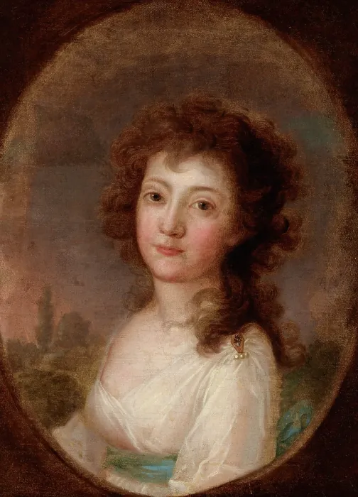 Framed Print : Portrait of an Unknown Woman, c1800. Creator: Jozef Rejchan Framed Print : Portrait of an Unknown Woman, c1800. Creator: Jozef Rejchan