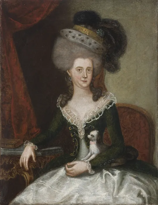 Framed Print : Portrait of Urszula Sokolnicka nee Poklatecka (1740-1780), 2nd half of 18th century. Creator: Unknown Framed Print : Portrait of Urszula Sokolnicka nee Poklatecka (1740-1780), 2nd half of 18th century. Creator: Unknown