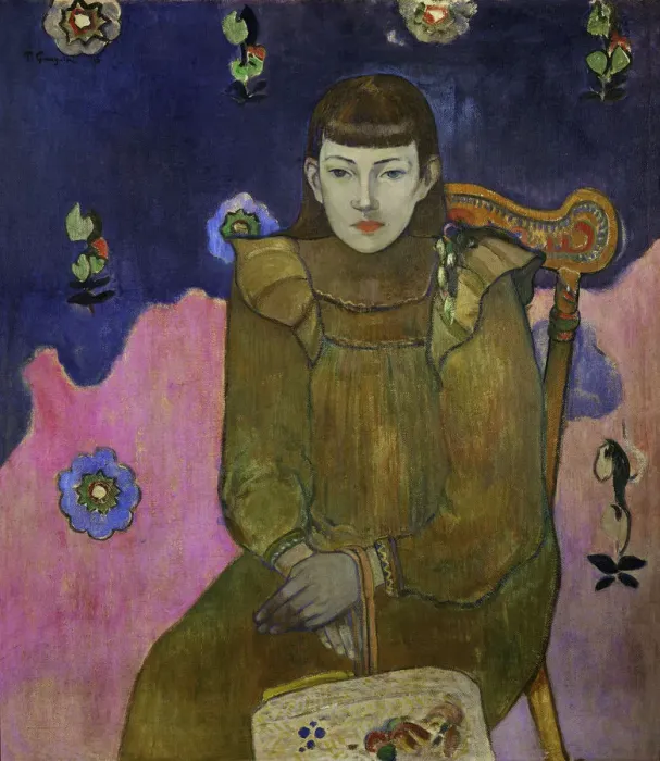 Framed Print : Portrait of Vaiite (Jeanne) Goupil, 1896. Artist: Gauguin, Paul Eugene Henri (1848-1903) Framed Print : Portrait of Vaiite (Jeanne) Goupil, 1896. Artist: Gauguin, Paul Eugene Henri (1848-1903)