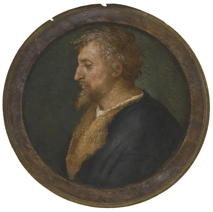 Framed Print : Portrait of Valerio Belli (1468-1546) Framed Print : Portrait of Valerio Belli (1468-1546)