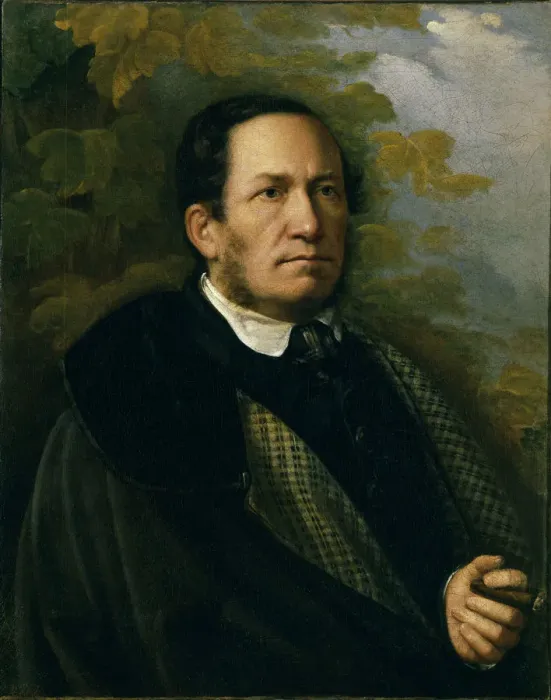 Framed Print : Portrait of Valeryan Zhadovsky, 1843. Artist: Lavrov, Nikolai Andreevich (1820-1875) Framed Print : Portrait of Valeryan Zhadovsky, 1843. Artist: Lavrov, Nikolai Andreevich (1820-1875)