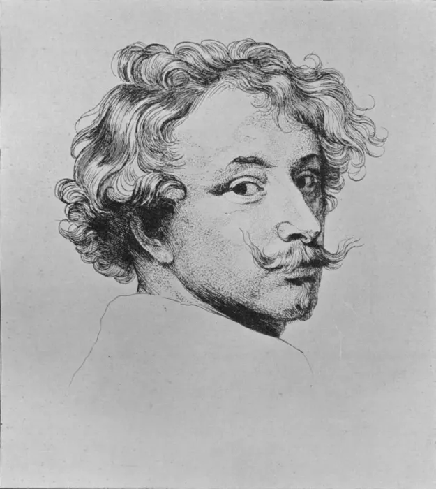 Framed Print : Portrait of Vandyck, 1635. Artist: Anthony van Dyck Framed Print : Portrait of Vandyck, 1635. Artist: Anthony van Dyck