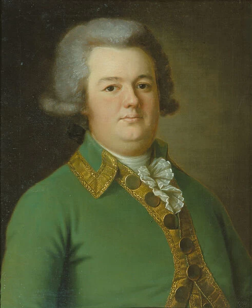 Portrait of Vasily Ivanovich Likhachev, 1791. Artist: Kamezhenkov, Ermolay Dementyevich (1760-1818)