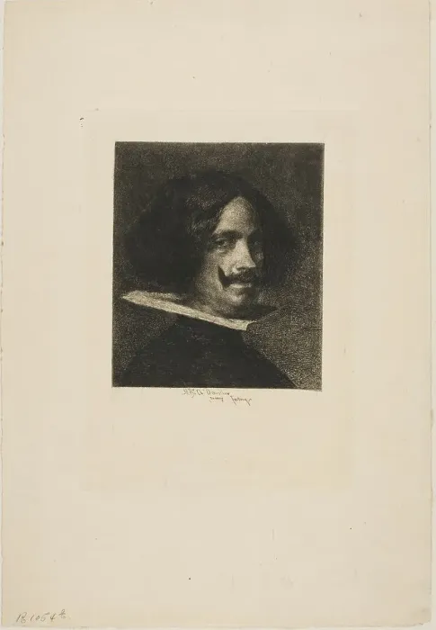 Framed Print : Portrait of Velasquez, n.d. Creator: Mariano Jose Maria Bernardo Fortuny y Carbo Framed Print : Portrait of Velasquez, n.d. Creator: Mariano Jose Maria Bernardo Fortuny y Carbo