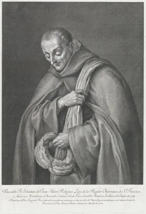 Framed Print : Portrait of the venerable Franciscan Father Sebastian Sillero, 1782. Creator: Manuel Salvador Carmona Framed Print : Portrait of the venerable Franciscan Father Sebastian Sillero, 1782. Creator: Manuel Salvador Carmona