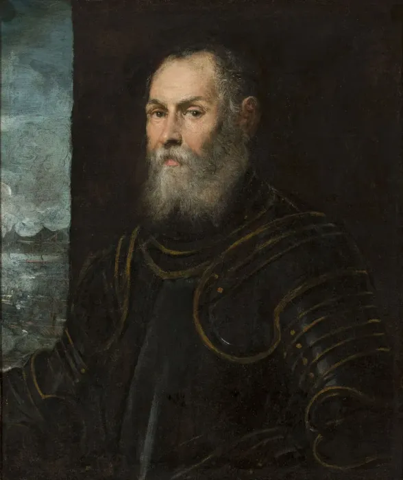 Framed Print : Portrait of a Venetian Admiral, Second half of the16th cen Framed Print : Portrait of a Venetian Admiral, Second half of the16th cen