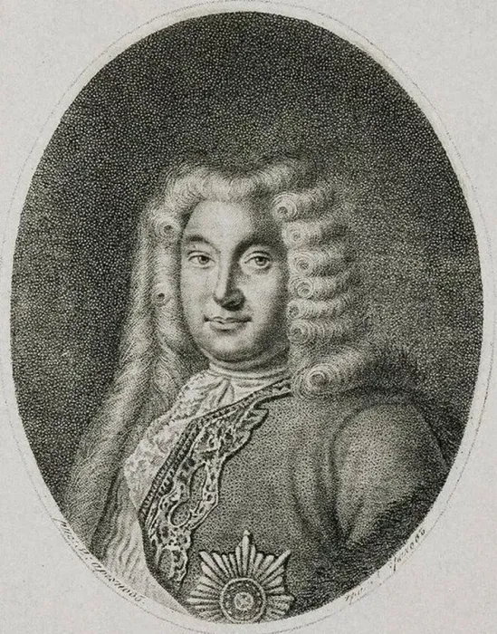 Framed Print : Portrait of Vice-Chancellor Count Andrey Ostermann (1687-1747), c1812 Framed Print : Portrait of Vice-Chancellor Count Andrey Ostermann (1687-1747), c1812