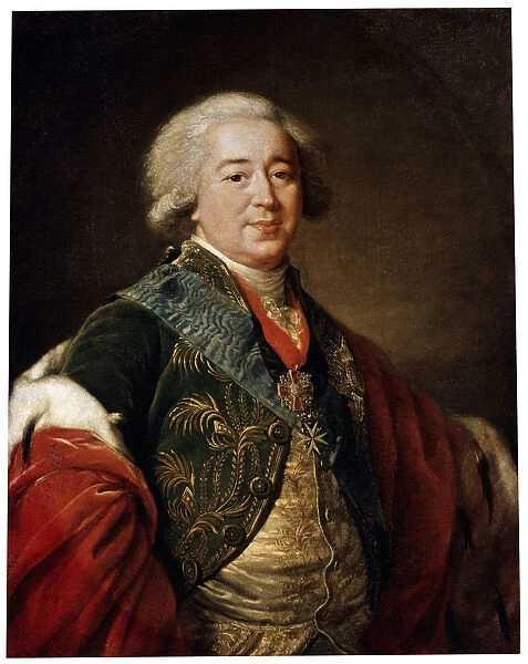 Portrait of the Vice-Chancellor Prince Alexander Kurakin, 1797. Artist: Elisabeth Louise Vigee-LeBrun