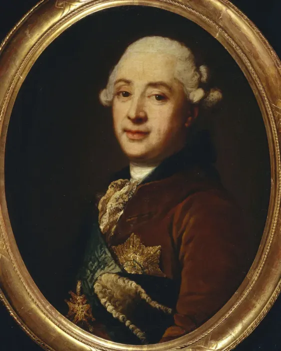 Framed Print : Portrait of Vice-Chancellor Prince Alexander Mikhaylovich Golitsyn (1723-1807), 1764. Artist: Erichsen, Vigilius (1722-1782) Framed Print : Portrait of Vice-Chancellor Prince Alexander Mikhaylovich Golitsyn (1723-1807), 1764. Artist: Erichsen, Vigilius (1722-1782)