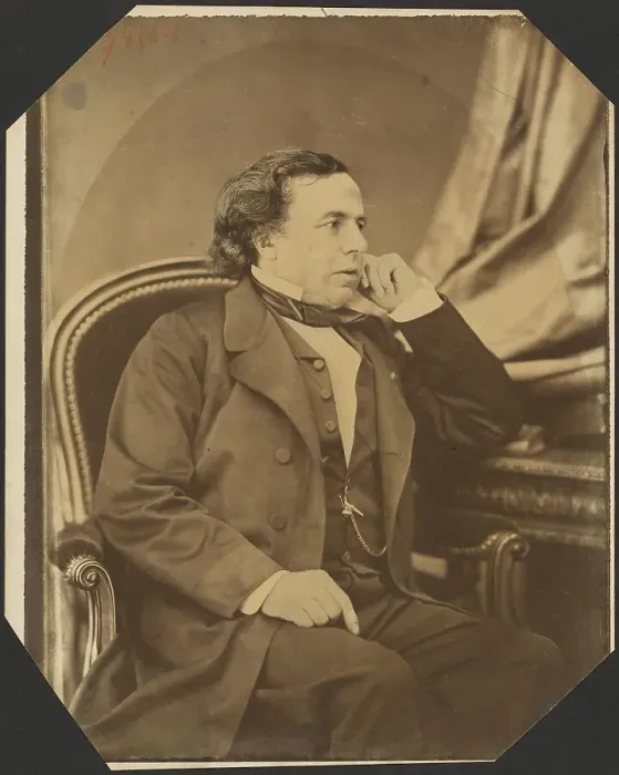 Framed Print : Portrait of Victor-Auguste-Francois Morel-Lavallee, 1858-1865. Creator: Pierre Petit Framed Print : Portrait of Victor-Auguste-Francois Morel-Lavallee, 1858-1865. Creator: Pierre Petit