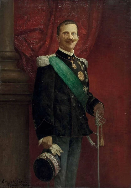 Portrait of Victor Emmanuel III (1869-1947), King of Italy, 1913