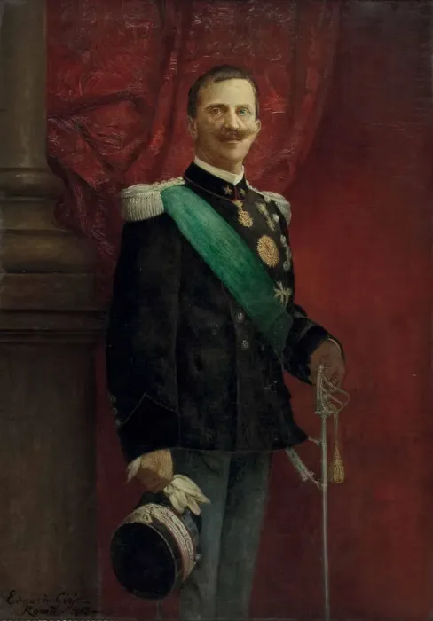 Framed Print : Portrait of Victor Emmanuel III (1869-1947), King of Italy, 1913 Framed Print : Portrait of Victor Emmanuel III (1869-1947), King of Italy, 1913