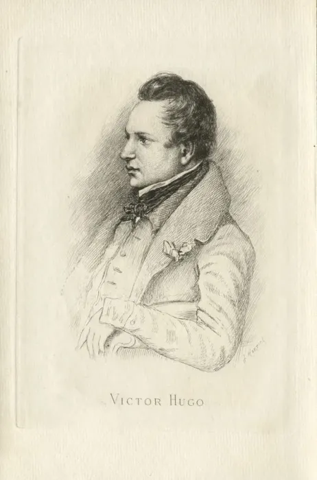 Framed Print : Portrait of Victor Hugo (1802-1885). Artist: Noel, Leon (1807-1884) Framed Print : Portrait of Victor Hugo (1802-1885). Artist: Noel, Leon (1807-1884)