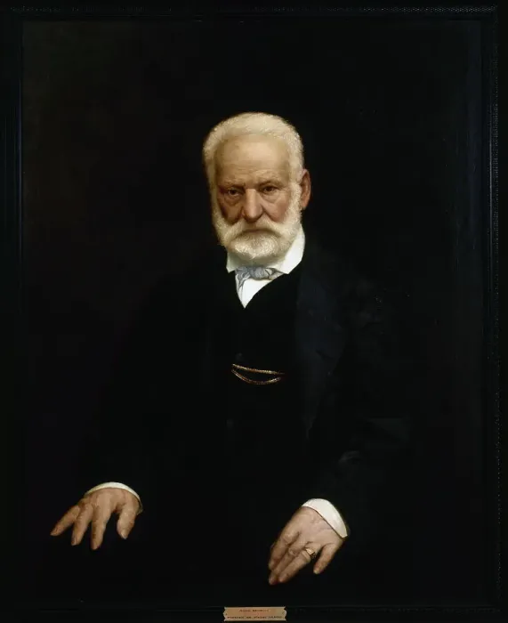 Framed Print : Portrait de Victor Hugo. Creator: Aime Morot Framed Print : Portrait de Victor Hugo. Creator: Aime Morot