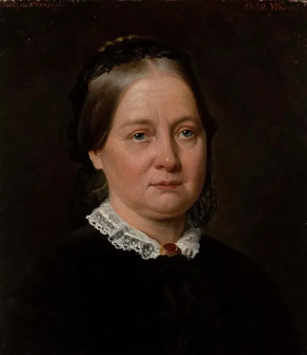 Framed Print : Portrait of Victoria Aberg, 1880. Creator: Bertha Froriep Framed Print : Portrait of Victoria Aberg, 1880. Creator: Bertha Froriep