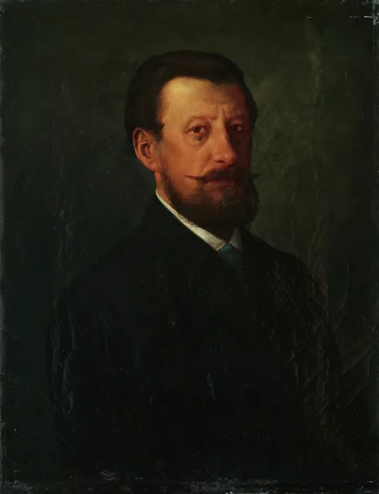 Framed Print : Portrait of Viktor Myszkowski, 1870-1875. Creator: Vojtech Klimkovic Framed Print : Portrait of Viktor Myszkowski, 1870-1875. Creator: Vojtech Klimkovic