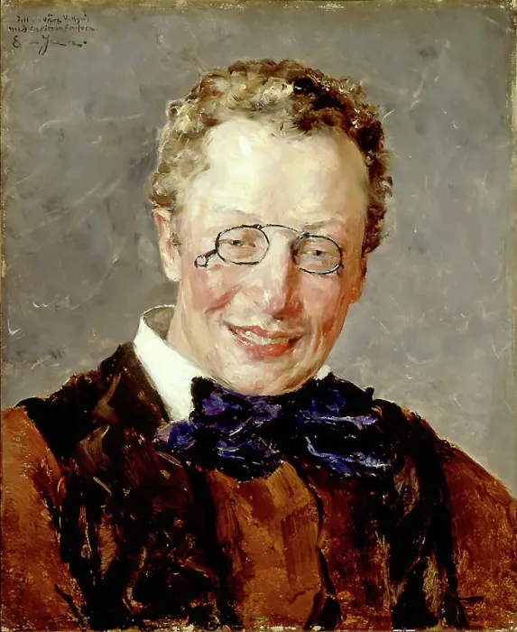 Framed Print : Portrait of Ville Vallgren, 1880. Creator: Ernst Josephson Framed Print : Portrait of Ville Vallgren, 1880. Creator: Ernst Josephson