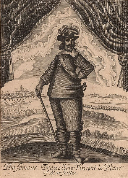 Portrait of Vincent Le Blanc, 1660. Creator: Anonymous