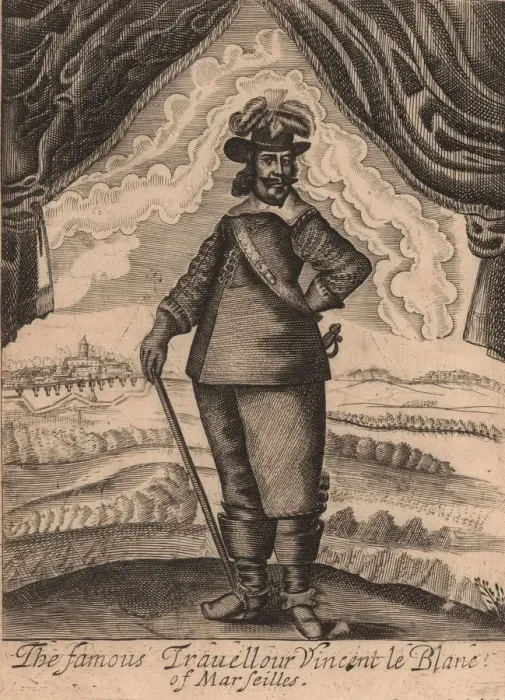 Framed Print : Portrait of Vincent Le Blanc, 1660. Creator: Anonymous Framed Print : Portrait of Vincent Le Blanc, 1660. Creator: Anonymous