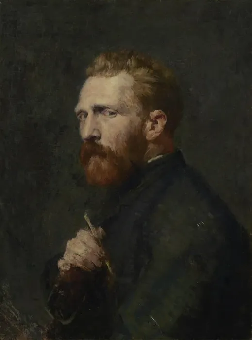 Framed Print : Portrait of Vincent van Gogh, 1886 Framed Print : Portrait of Vincent van Gogh, 1886
