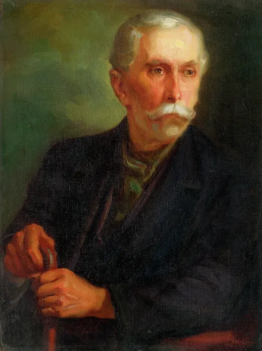 Framed Print : Portrait of a Vine-Dresser, 1930. Creator: Ludovit Pitthordt Framed Print : Portrait of a Vine-Dresser, 1930. Creator: Ludovit Pitthordt