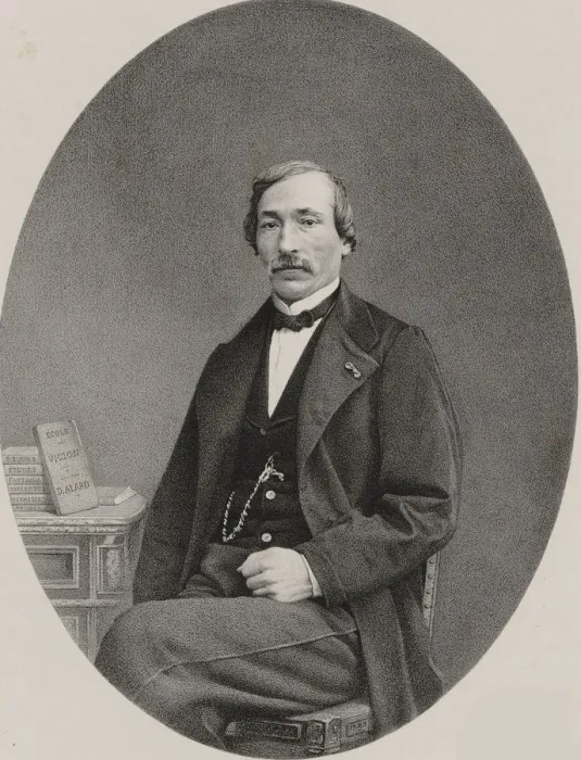 Framed Print : Portrait of the violinist and composer Delphin Alard (1815-1888), 1870. Creator: Anonymous Framed Print : Portrait of the violinist and composer Delphin Alard (1815-1888), 1870. Creator: Anonymous