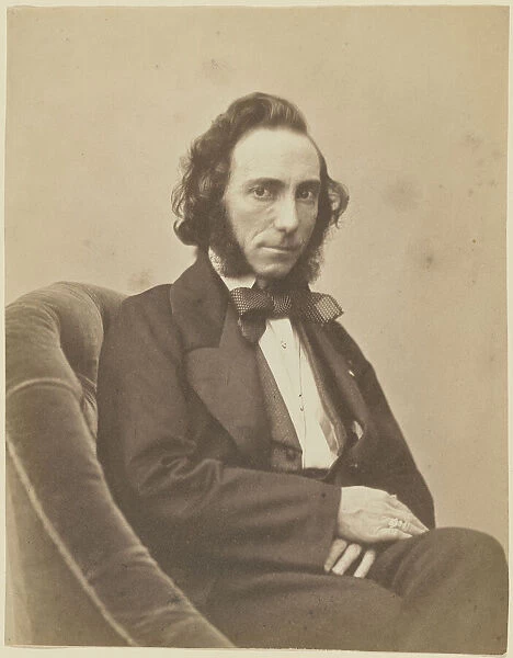 Portrait of the violinist and composer Ernesto Camillo Sivori (1815-1894), 1854-1855