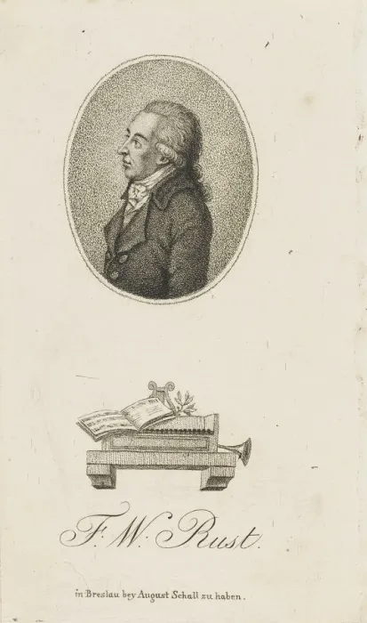 Framed Print : Portrait of the violinist and composer Friedrich Wilhelm Rust (1739-1796), c. 1800 Framed Print : Portrait of the violinist and composer Friedrich Wilhelm Rust (1739-1796), c. 1800