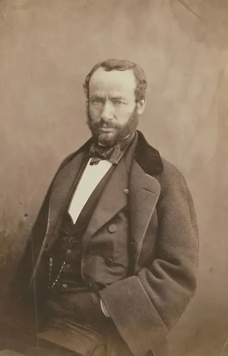 Framed Print : Portrait of the violinist and composer Henri Vieuxtemps (1820-1881), 1855-1859. Creator: Nadar, Gaspard-Félix (1820-1910) Framed Print : Portrait of the violinist and composer Henri Vieuxtemps (1820-1881), 1855-1859. Creator: Nadar, Gaspard-Félix (1820-1910)
