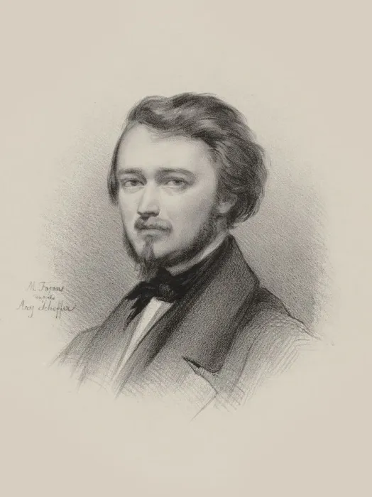 Framed Print : Portrait of the violinist and composer Hubert Leonard (1819-1890), 1850. Creator: Fajans