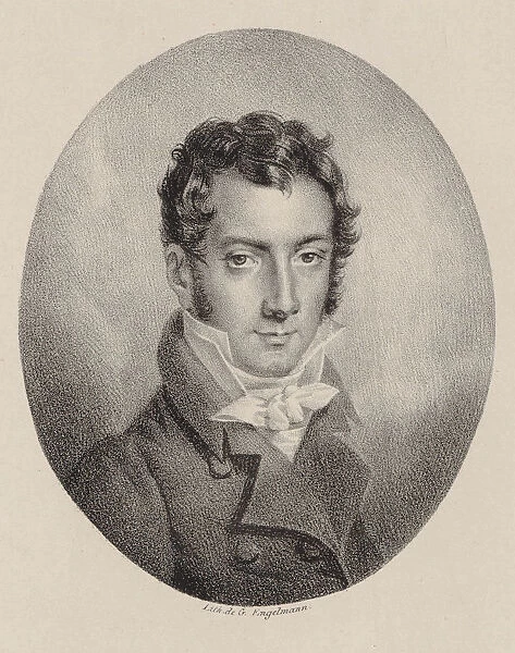 Portrait of the violinist and composer Josef Mayseder (1789-1863). Creator: Engelmann