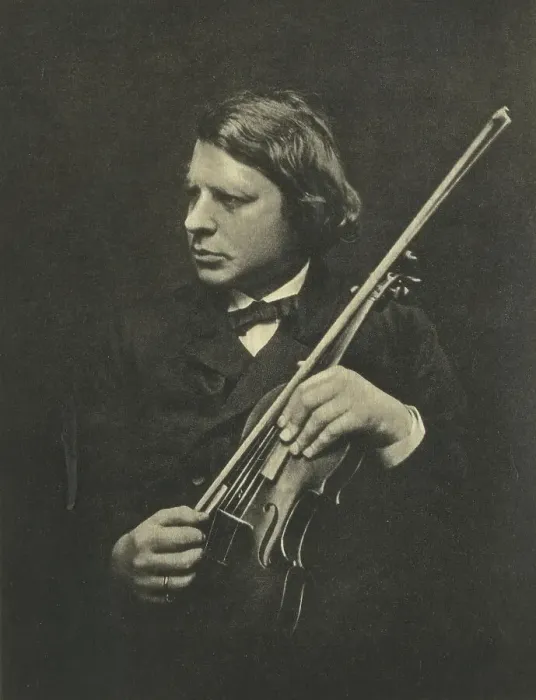Framed Print : Portrait of the violinist and composer Joseph Joachim (1831-1907). Creator: Cameron, Julia Margaret (1815-1879) Framed Print : Portrait of the violinist and composer Joseph Joachim (1831-1907). Creator: Cameron, Julia Margaret (1815-1879)