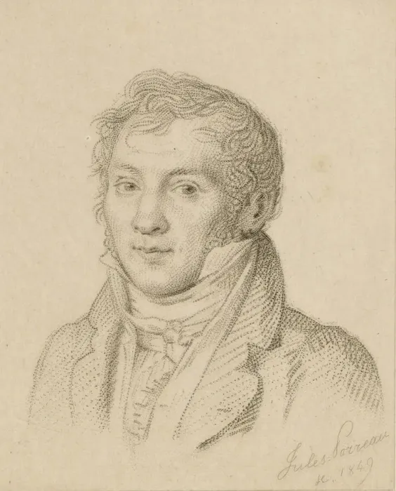 Framed Print : Portrait of the violinist and composer Louis-Luc Loiseau de Persuis (1769-1819), 1849 Framed Print : Portrait of the violinist and composer Louis-Luc Loiseau de Persuis (1769-1819), 1849