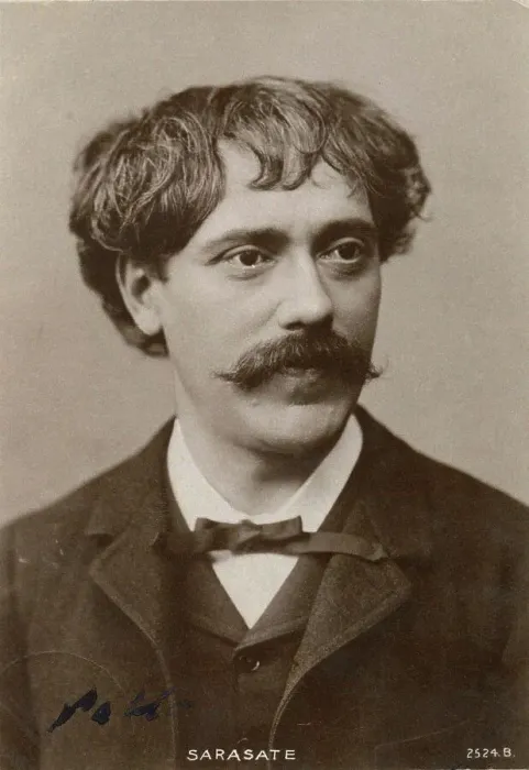 Framed Print : Portrait of the violinist and composer Pablo de Sarasate (1844-1908). Creator: Anonymous Framed Print : Portrait of the violinist and composer Pablo de Sarasate (1844-1908). Creator: Anonymous