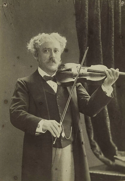 Portrait of the violinist and composer Pablo de Sarasate (1844-1908), c. 1890. Creator: Gerschel