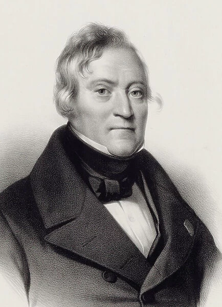 Portrait of the violinist and composer Pierre Baillot (1771-1842), 1845. Creator: Julien, Bernard Romain (1802-1871)